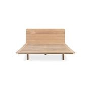 Serene Queen Bed - Oak gallery detail image