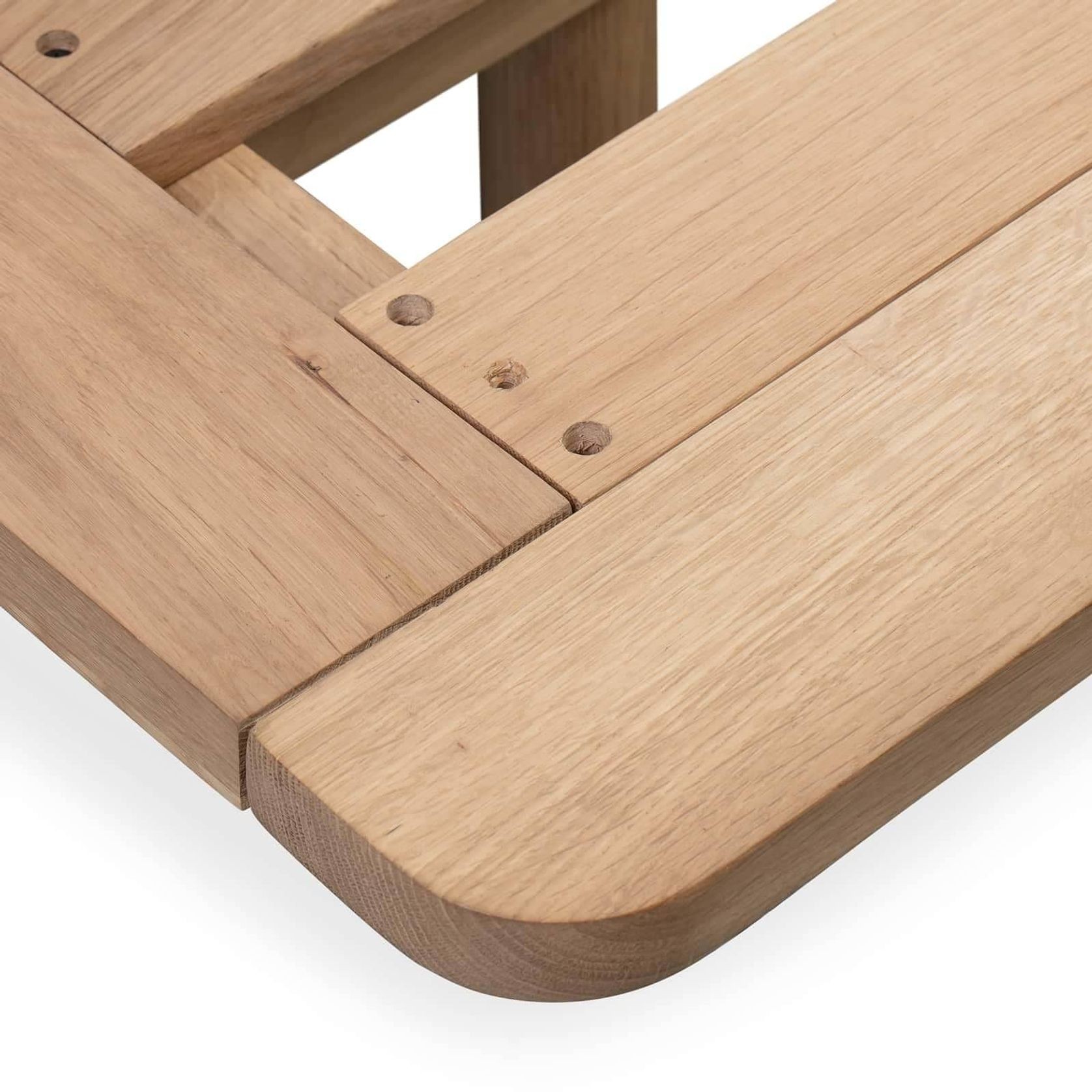 Serene King Bed - Oak gallery detail image