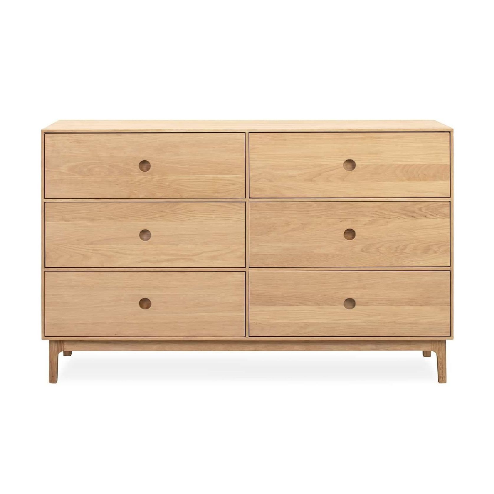 Ambience 6 Drawer Chest - Oak gallery detail image