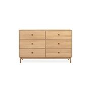 Ambience 6 Drawer Chest - Oak gallery detail image