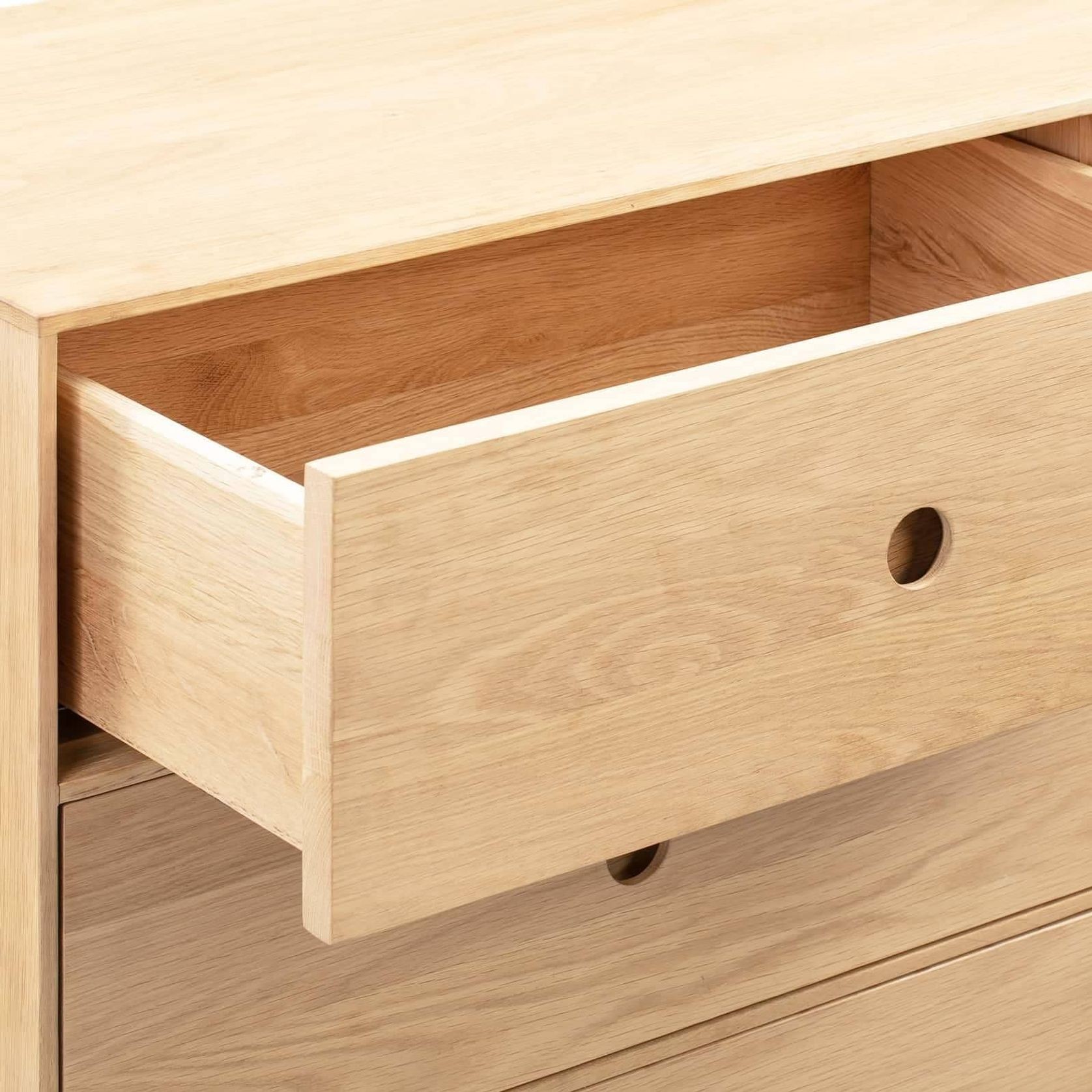Ambience 6 Drawer Chest - Oak gallery detail image