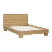 Weave King Bed - Oak gallery detail image