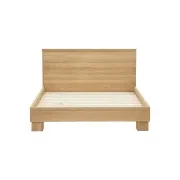 Weave Queen Bed - Oak gallery detail image