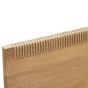 Weave Queen Bed - Oak gallery detail image