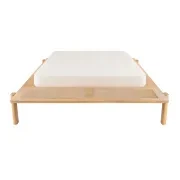 Compass Queen Bed - Oak gallery detail image