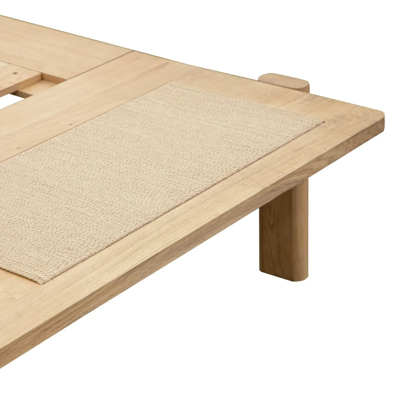 Compass Queen Bed - Oak gallery detail image