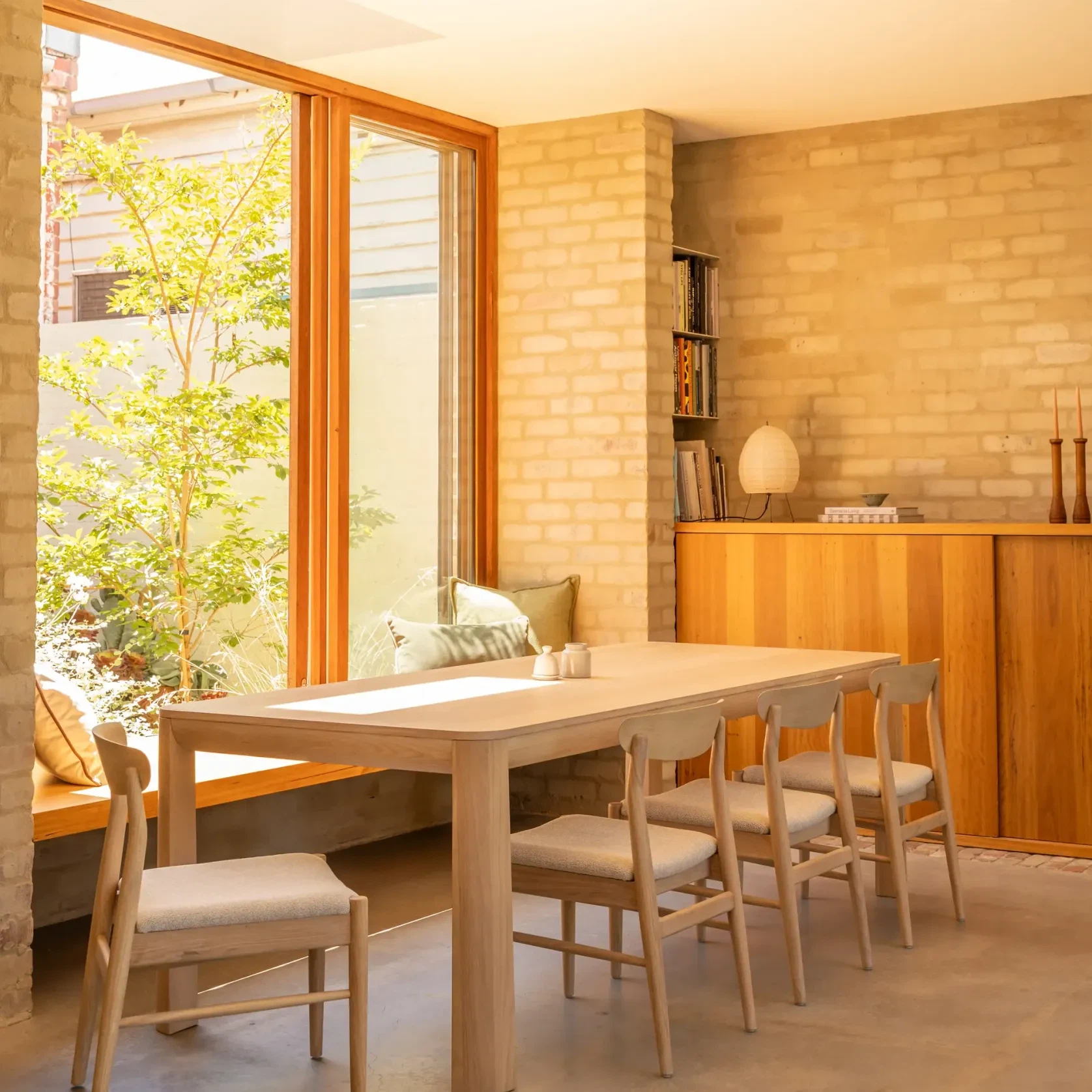 Henri Dining Chair - Oak / Tate Biscotti gallery detail image