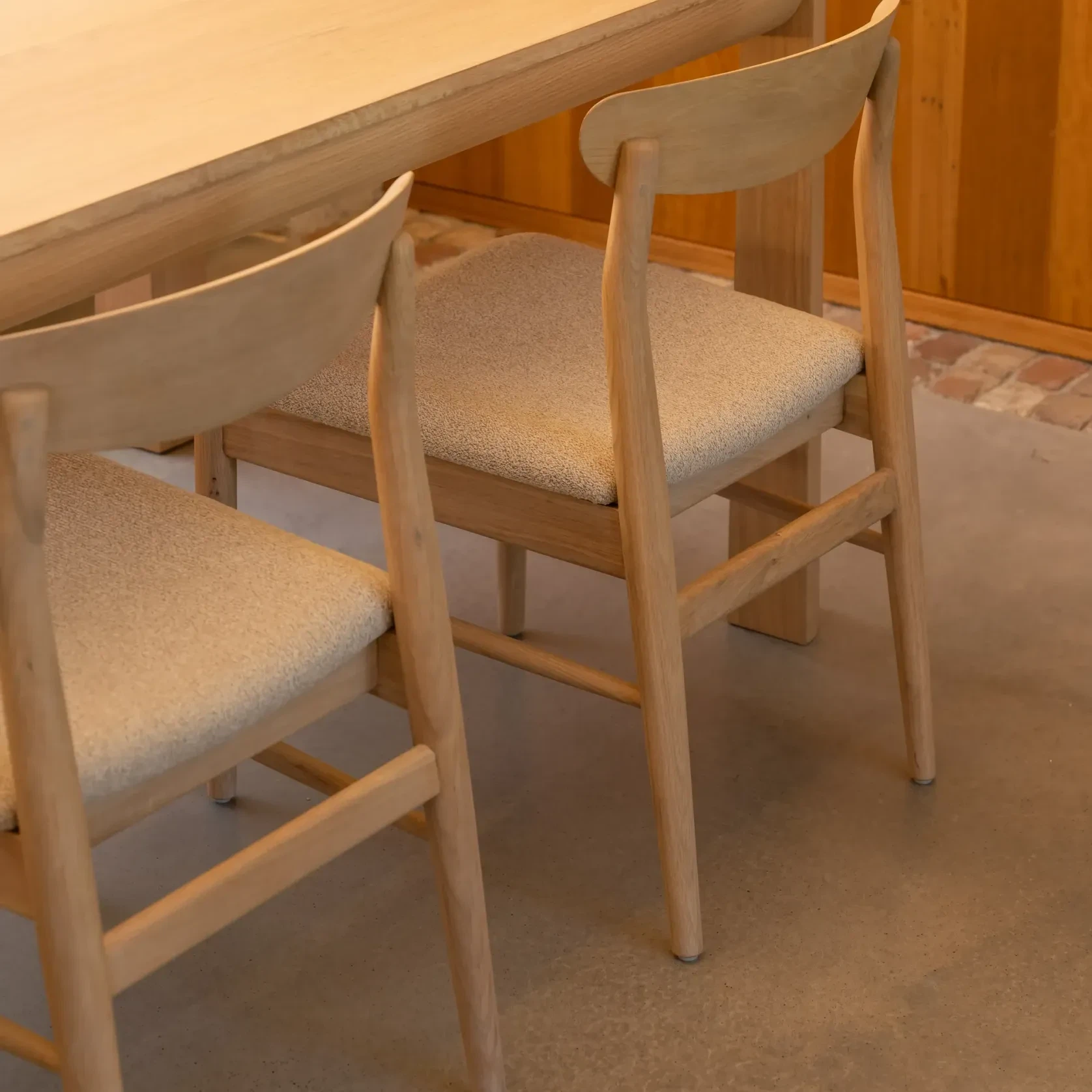 Henri Dining Chair - Oak / Tate Biscotti gallery detail image