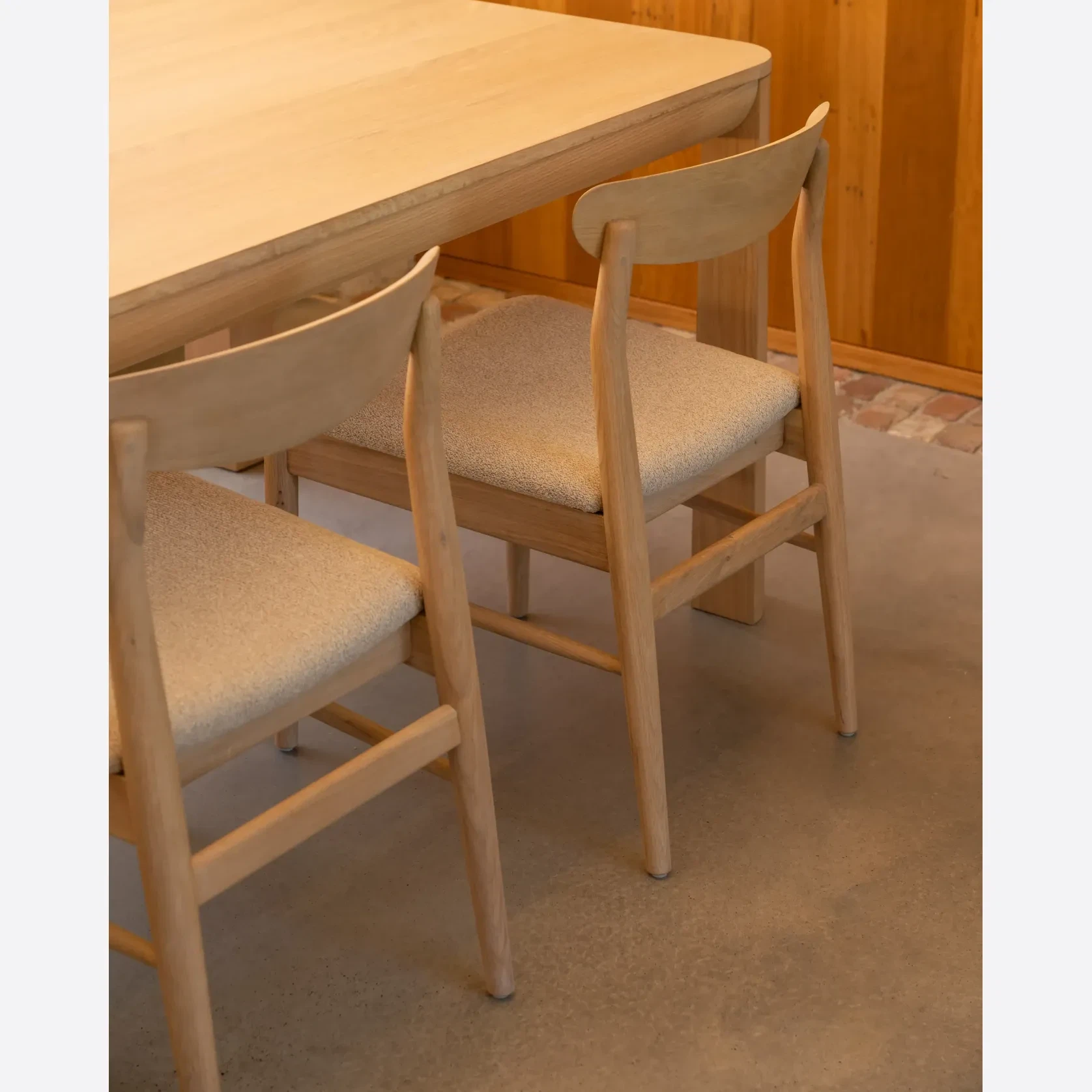 Henri Dining Chair - Oak / Tate Biscotti gallery detail image