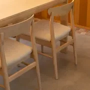 Henri Dining Chair - Oak / Tate Biscotti gallery detail image