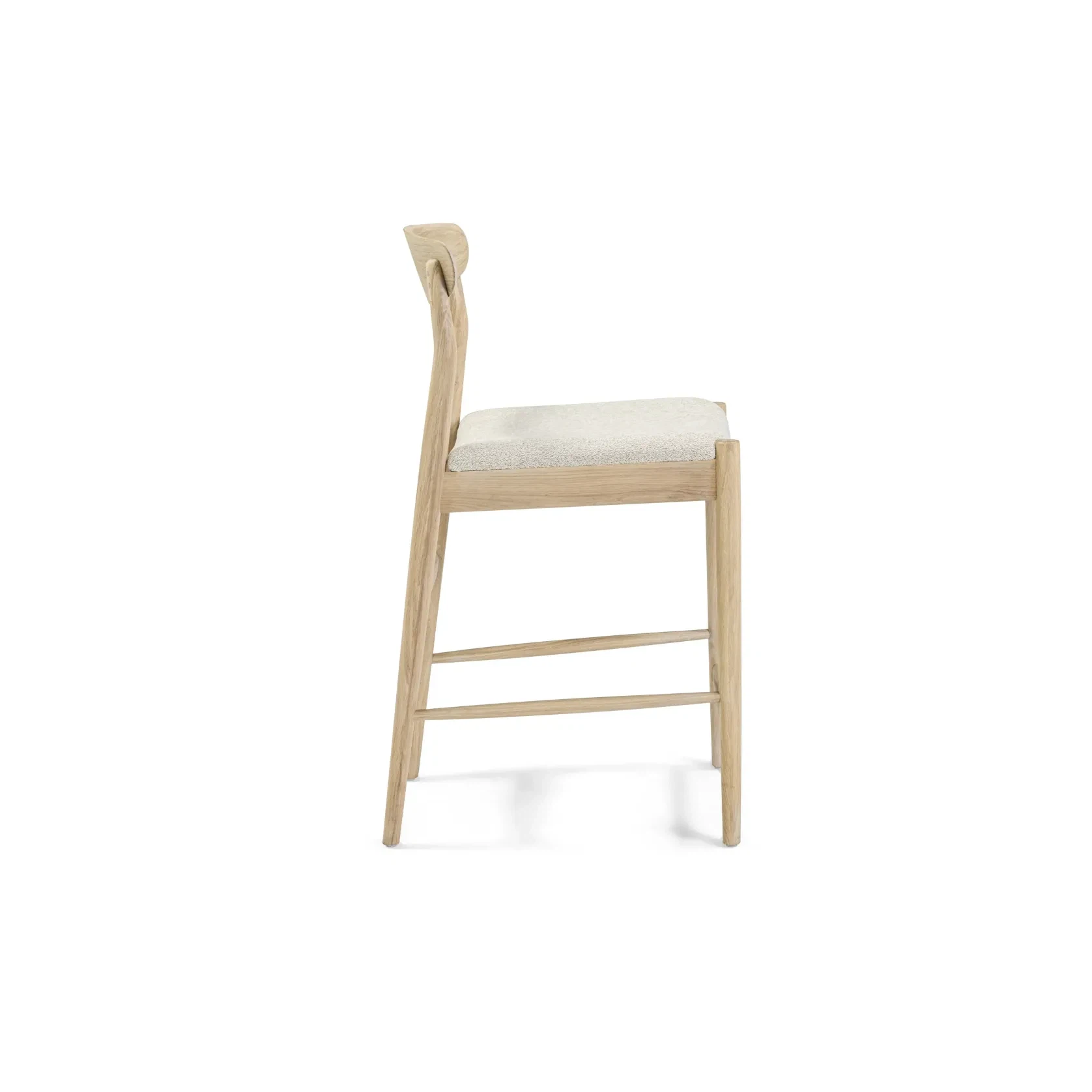 Henri Bar Stool 65cm - Oak / Tate Biscotti gallery detail image