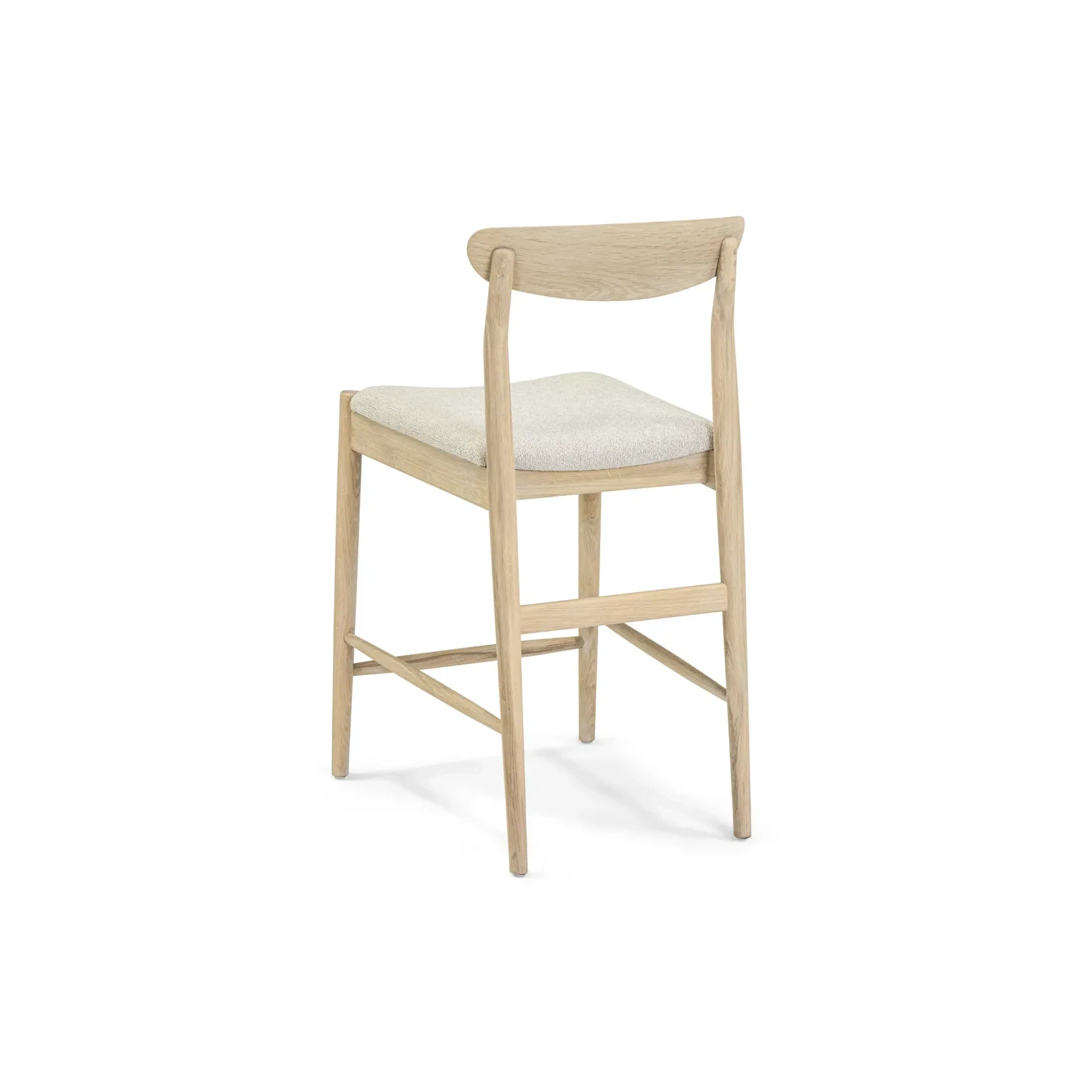 Henri Bar Stool 65cm - Oak / Tate Biscotti gallery detail image