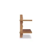 Swish Wall Shelf - Deep Oak gallery detail image