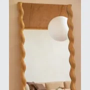 Twirl Floor Mirror - Oak gallery detail image