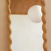 Twirl Floor Mirror - Oak gallery detail image