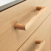 Kitchen timber cabinet handles Gladstone gallery detail image