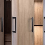 Kitchen timber cabinet handles Gladstone gallery detail image