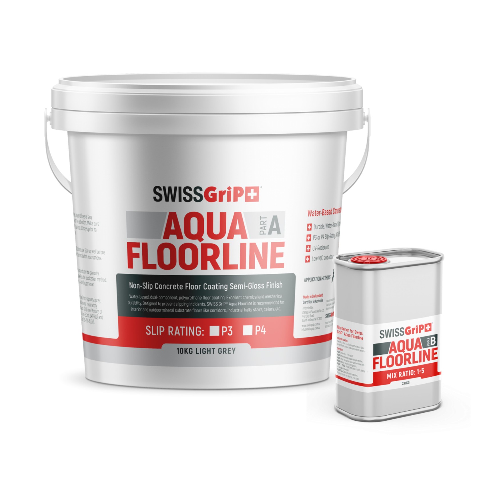 SWISS GriP Aqua Floorline | Anthracite Grey gallery detail image