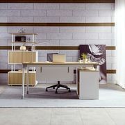 RAVEN SINGLE Workstation 160-180/100cm - Natural White gallery detail image
