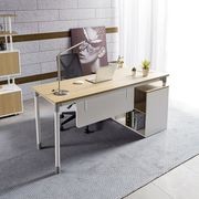 RAVEN SINGLE Workstation 160-180/100cm - Natural White gallery detail image