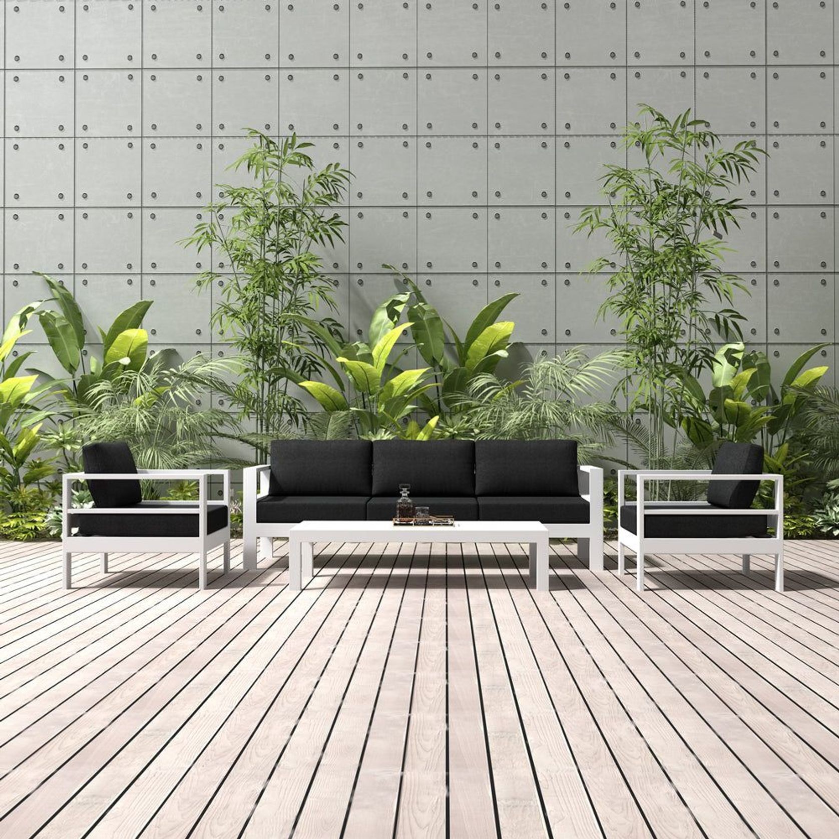 Sandpiper 2.0 Outdoor Sectional Left Arm Loveseat gallery detail image