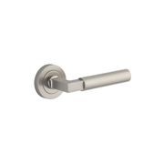 Iver Berlin Door Lever Handle on Round Rose Passage gallery detail image