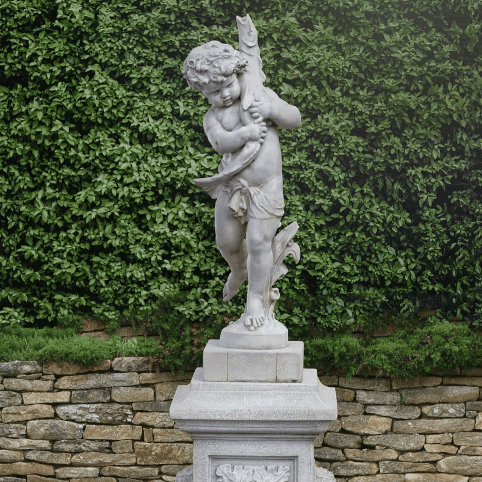 Boy with Fish on Plinth gallery detail image