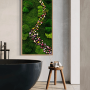Moss Wall Art - Cascade of Flowers gallery detail image