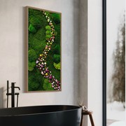 Moss Wall Art - Cascade of Flowers gallery detail image