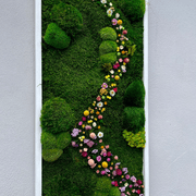 Moss Wall Art - Cascade of Flowers gallery detail image
