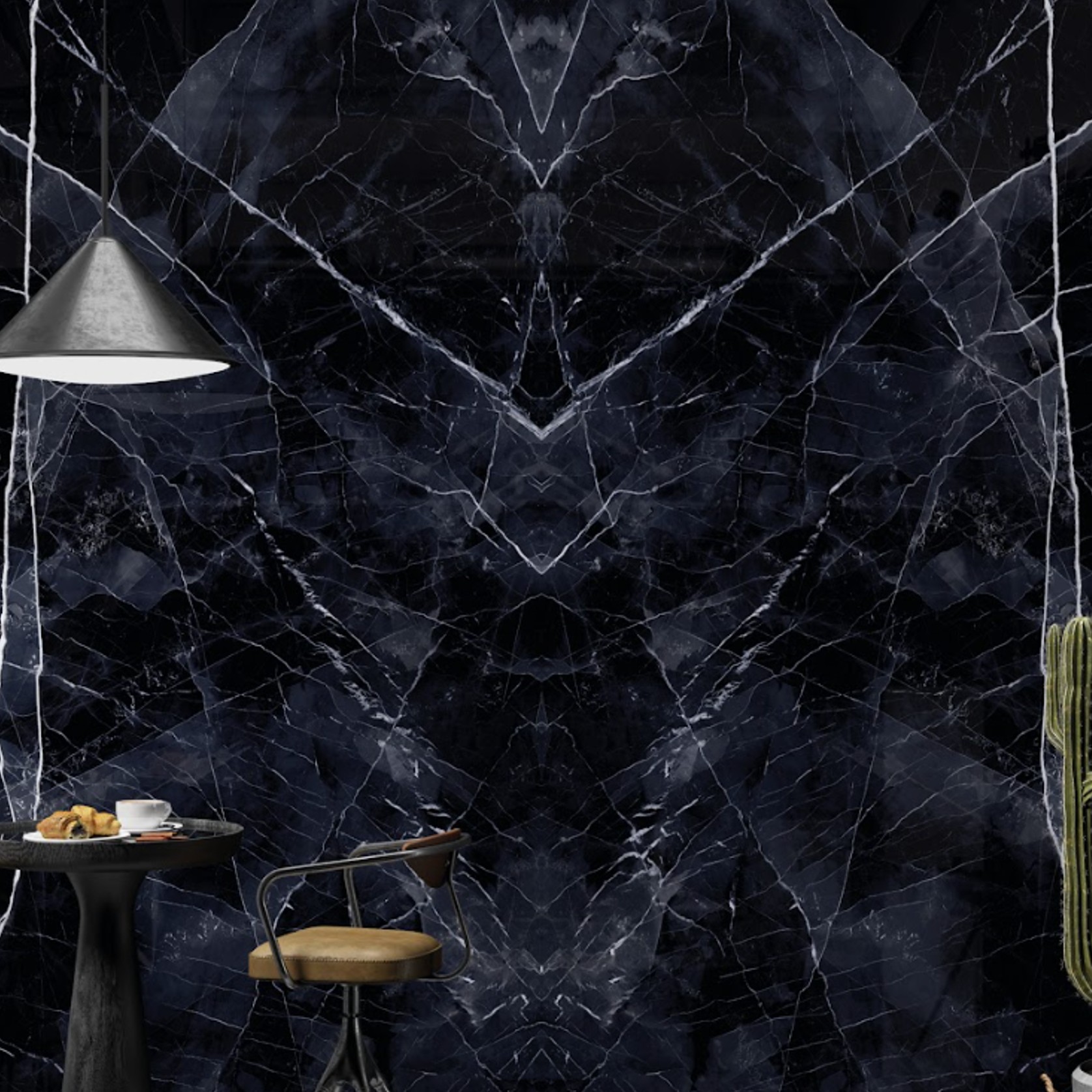 Level Marmi Calacatta Black | Porcelain Panel gallery detail image