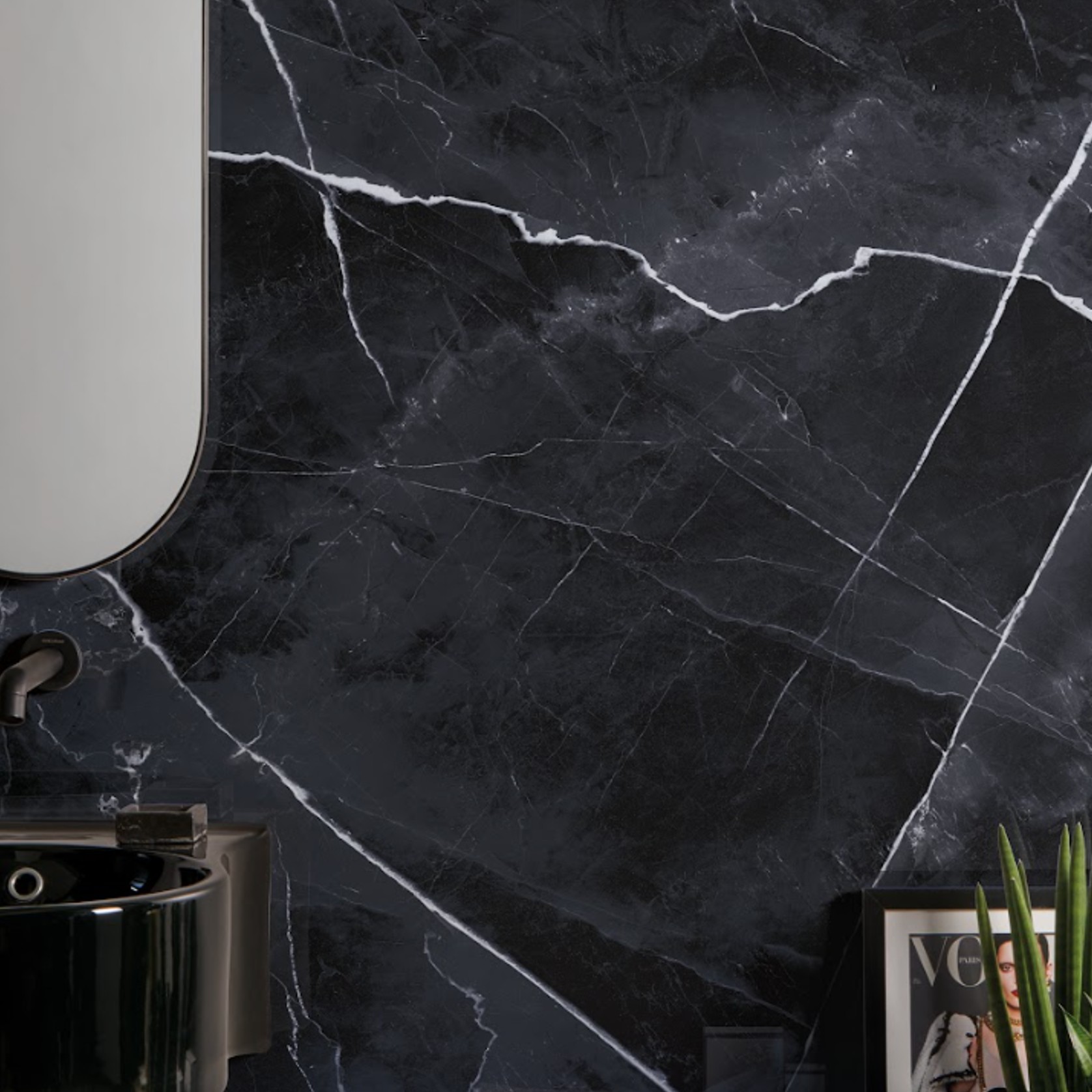Level Marmi Calacatta Black | Porcelain Panel gallery detail image