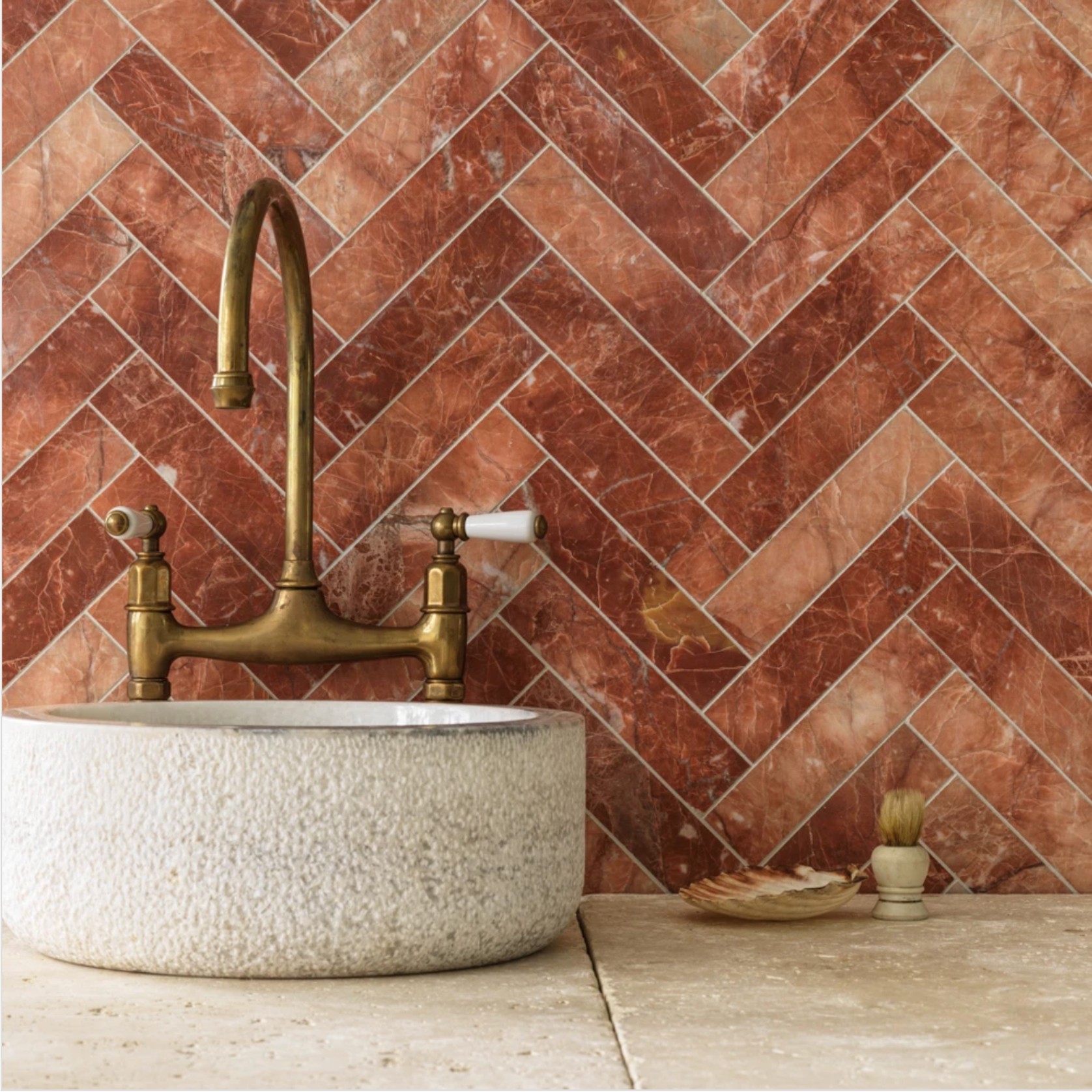 Tradewinds Rojo Alicante Subway Tiles gallery detail image