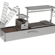 Argentine Santa Maria Wood Fire & Charcoal Gaucho Grill | BBQ08SS gallery detail image