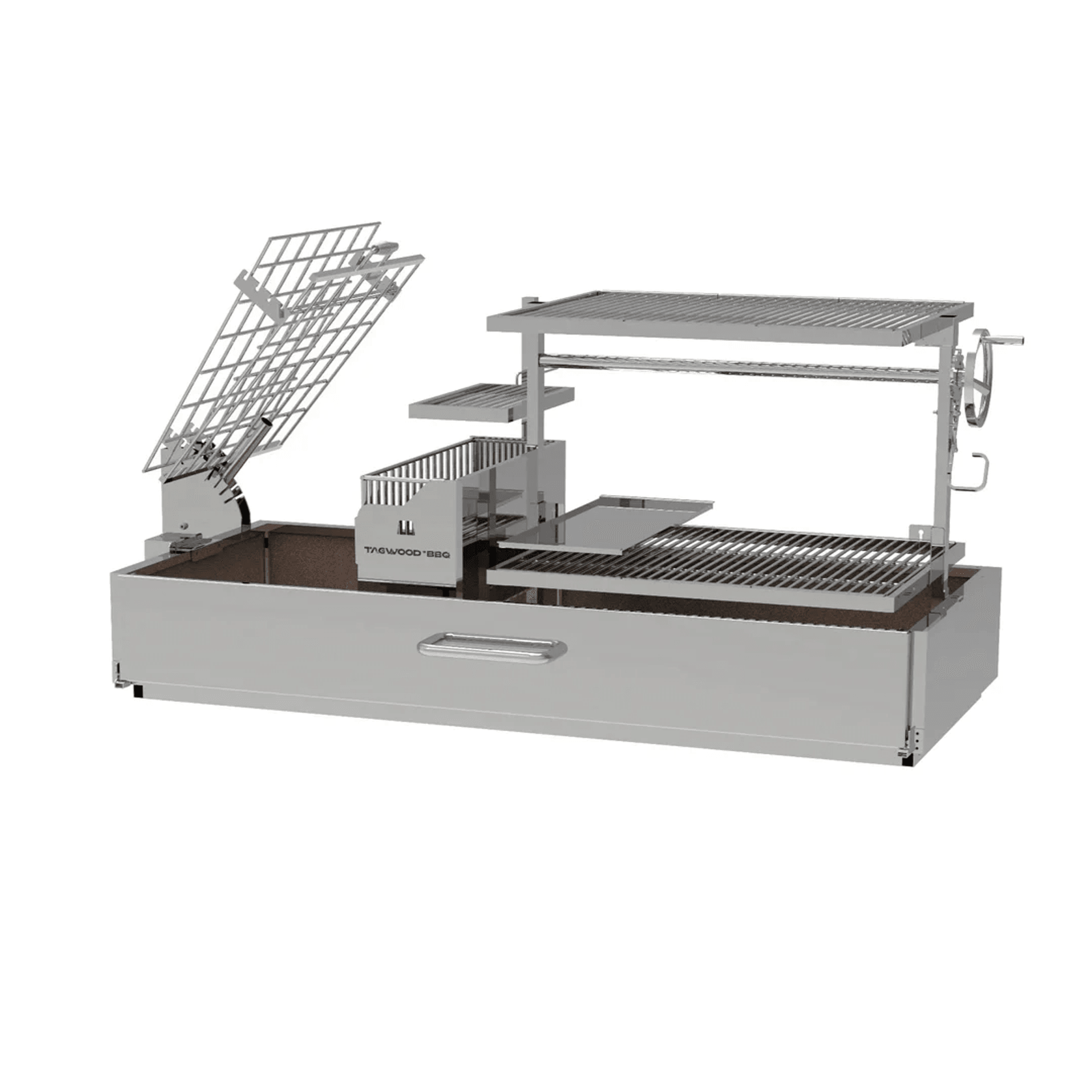 Argentine Santa Maria Charcoal & Woodfired Gaucho Grill | BBQ28SS gallery detail image