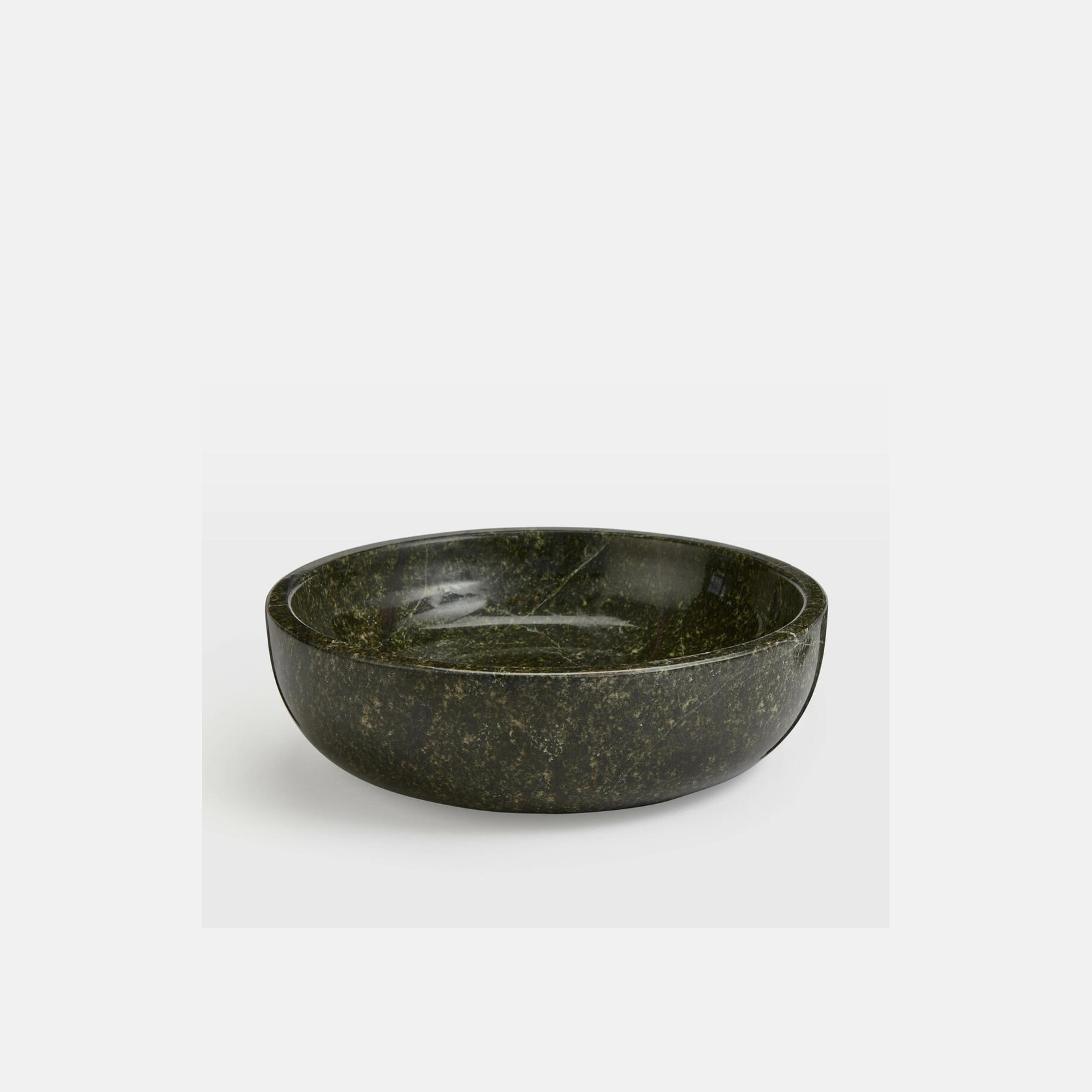 Soho Home | Mowbray Marble Serving Bowl | Green gallery detail image