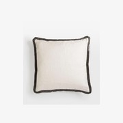 Soho Home | Charis Square Cushion Small | Charcoal gallery detail image