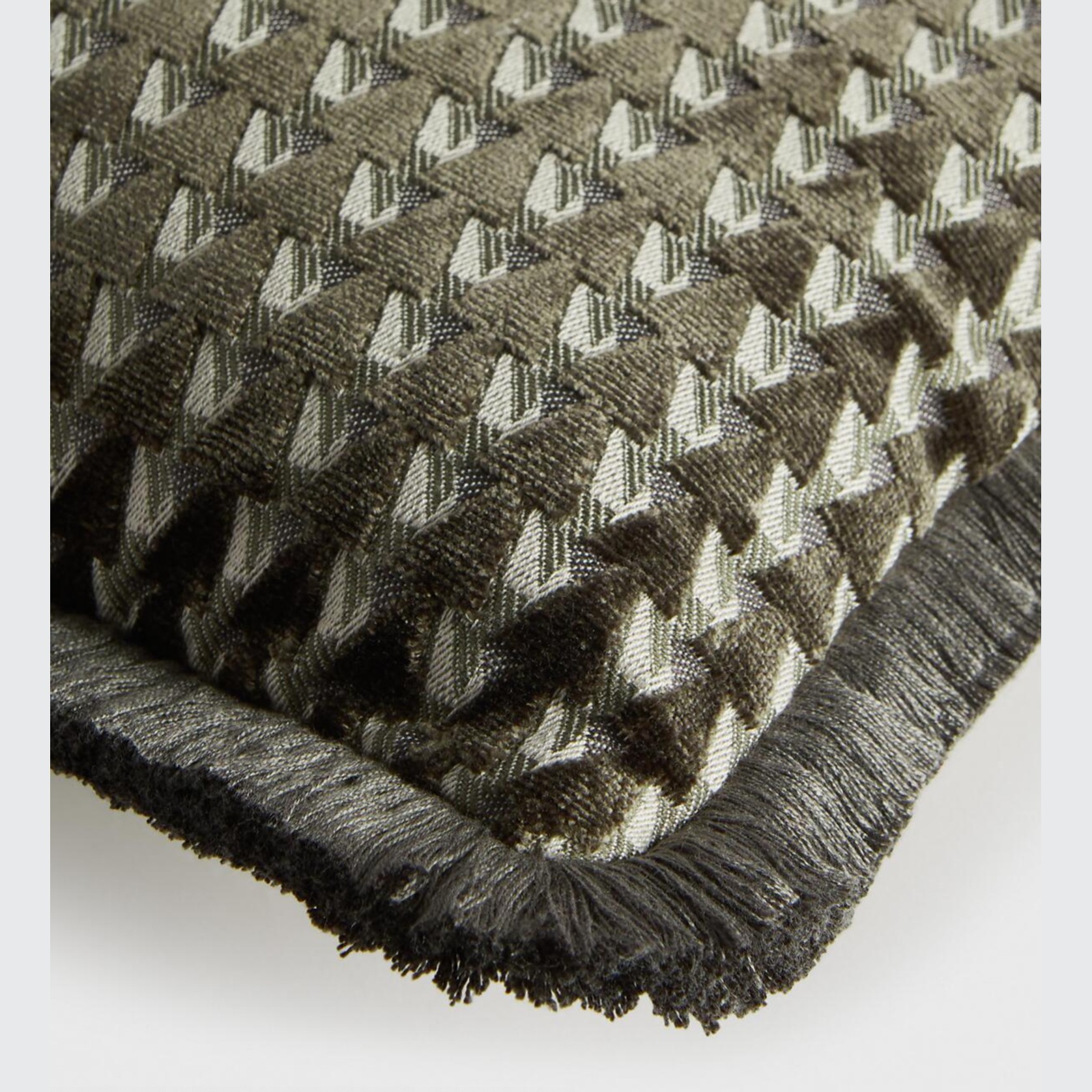 Soho Home | Charis Oblong Cushion | Charcoal gallery detail image