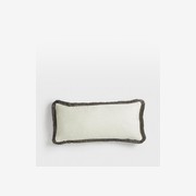 Soho Home | Charis Oblong Cushion | Charcoal gallery detail image