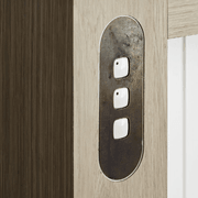 13 Carbon 2 Gang Switch Grid Faceplate gallery detail image