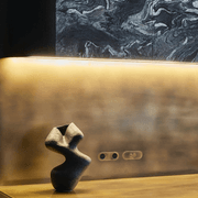 13 Carbon 4 Gang Switch Grid Faceplate gallery detail image