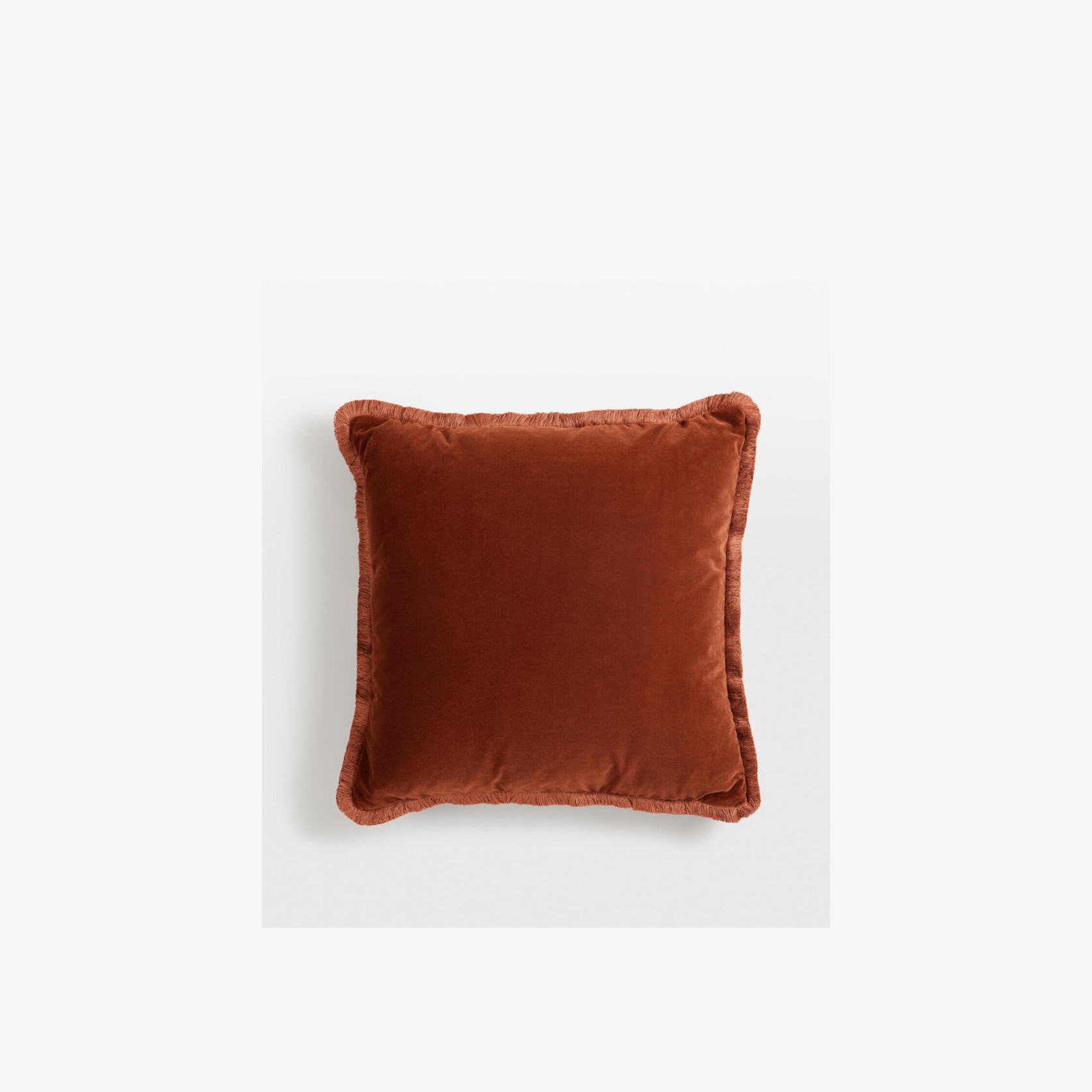 Soho Home | Margeaux Large Square Cushion | Rust gallery detail image