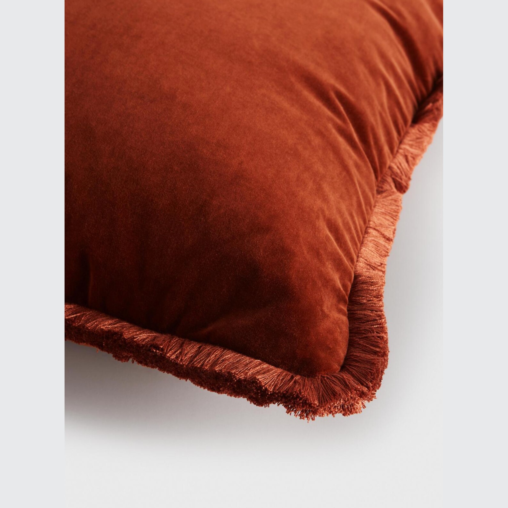 Soho Home | Margeaux Large Square Cushion | Rust gallery detail image