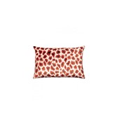 The Rug Company | Velvet Ikat Leopard Red Cushion gallery detail image