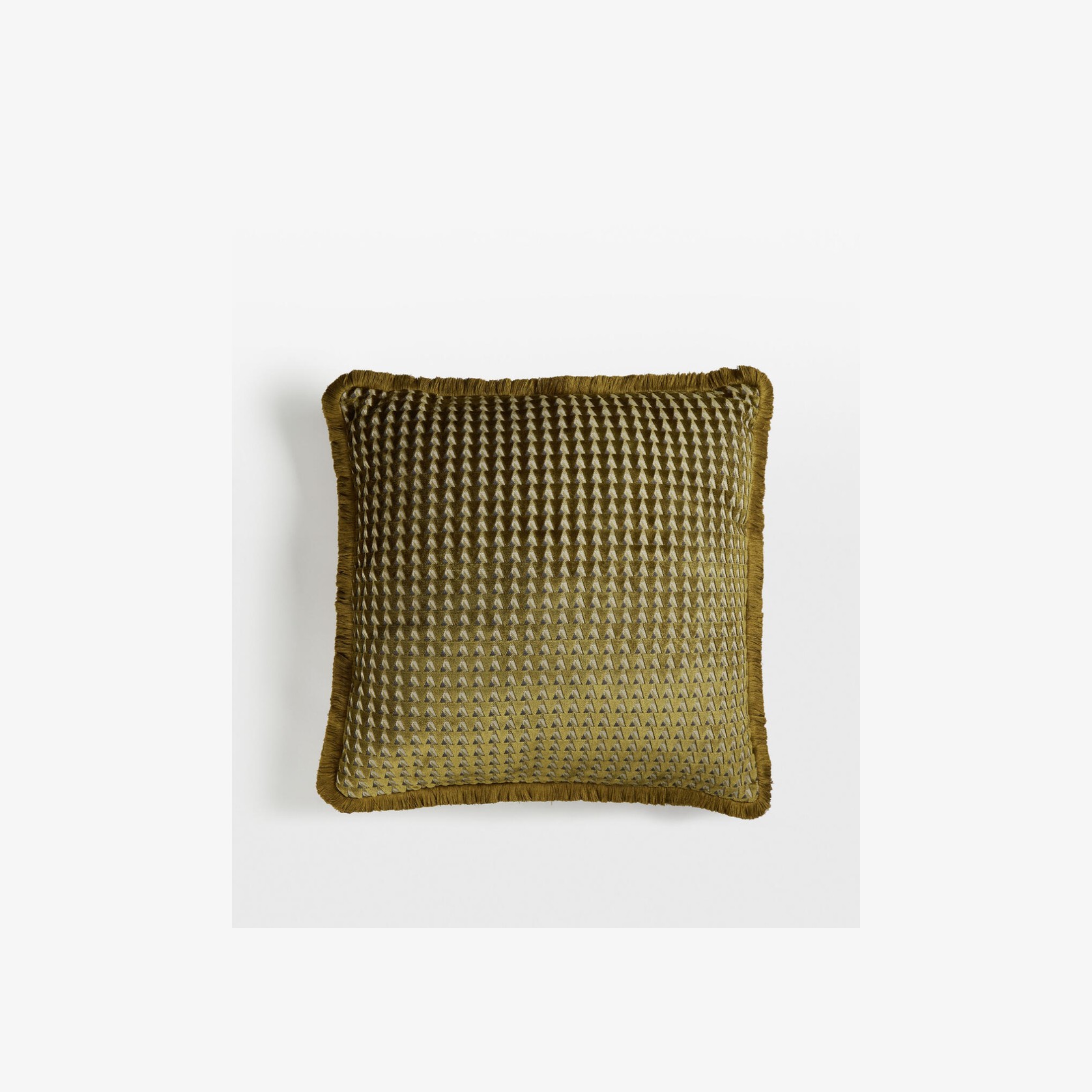 Soho Home | Charis Large Square Cushion | Ochre gallery detail image