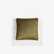 Soho Home | Charis Large Square Cushion | Ochre gallery detail image
