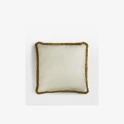 Soho Home | Charis Large Square Cushion | Ochre gallery detail image