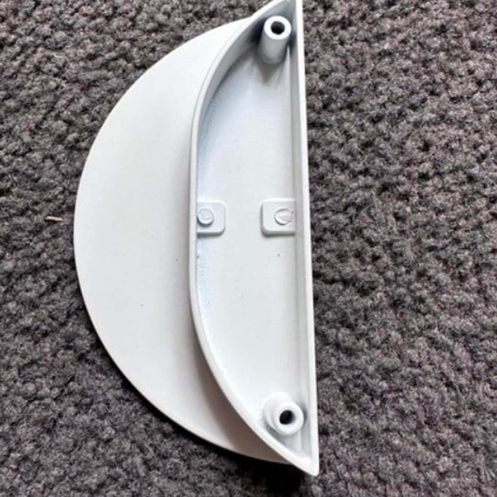 KT&CO Kitchen drawer handles luna pull half moon Bells Beach Matt black / brushed brass /Brushed nickel /chrome /white gallery detail image