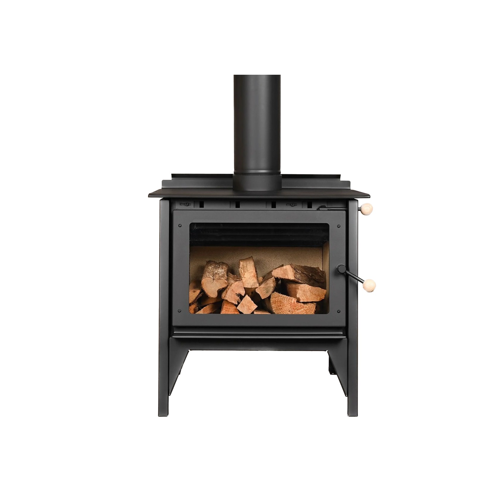 Warmington | Tasman Freestanding Woodburner with Flue gallery detail image