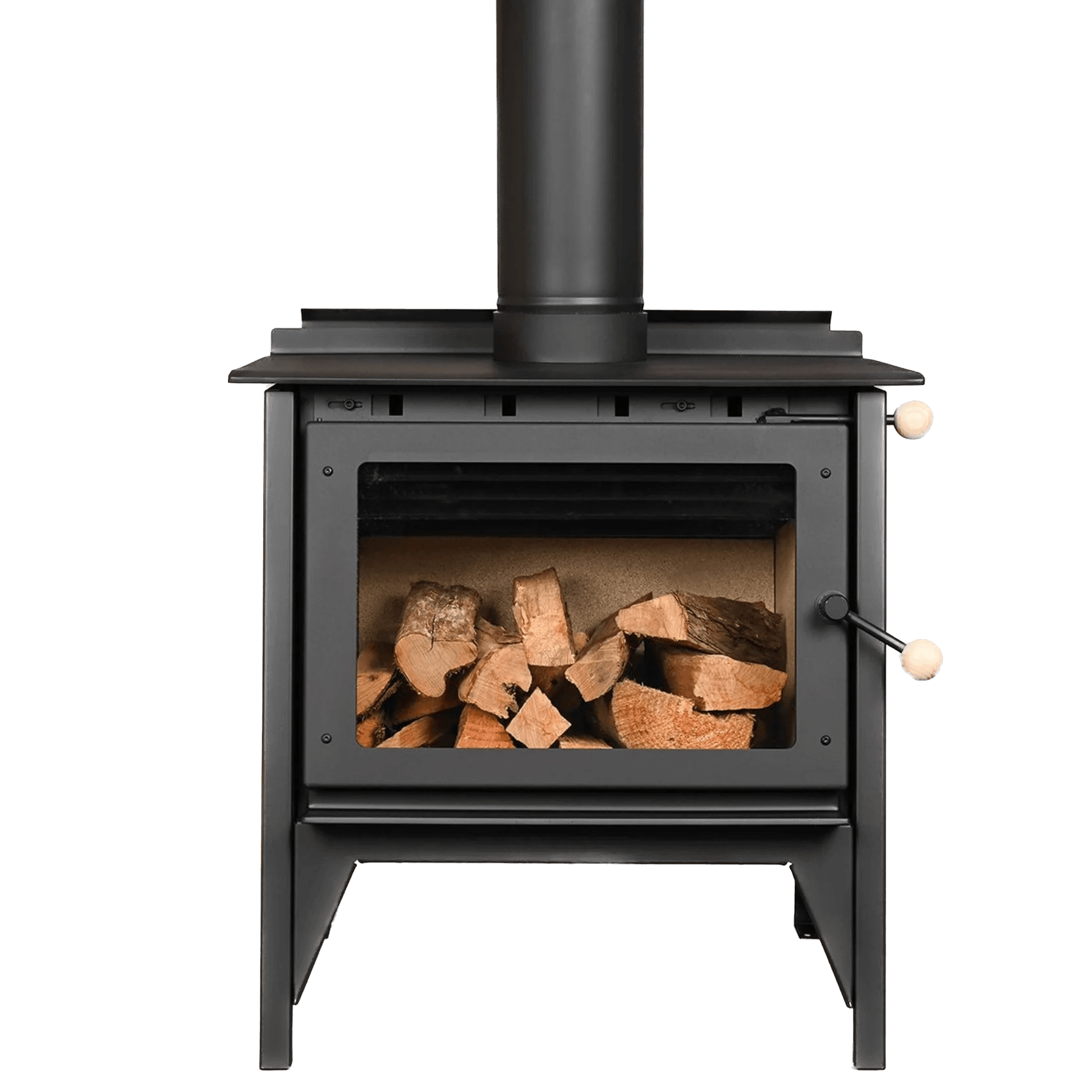 Warmington | Tasman Freestanding Woodburner with Flue gallery detail image